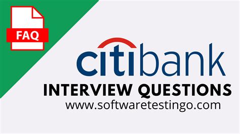 citibank interview questions|Citibank Interview Questions (2024) .